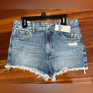 Never worn with tags pacsun festival shorts with mushroom detail!